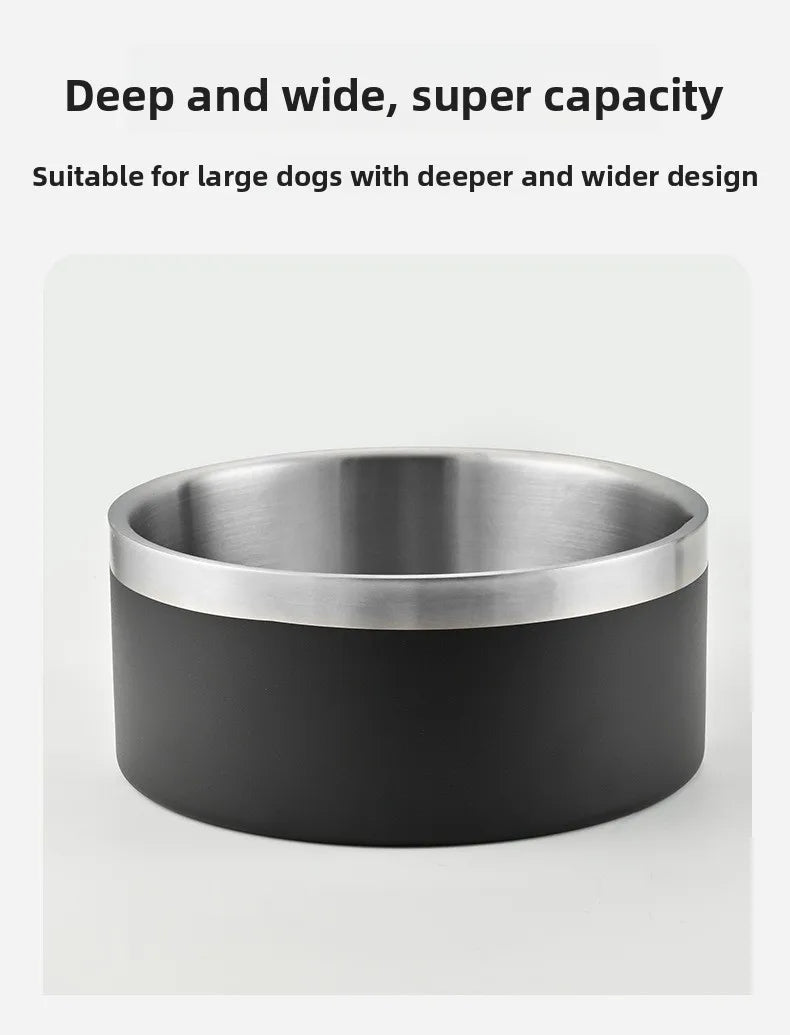 Stainless Steel Double Insulated Bowl – Anti-Knock Design
