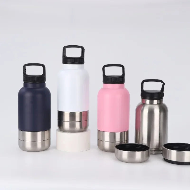 3-in-1 Portable Water Bottle Leak Proof