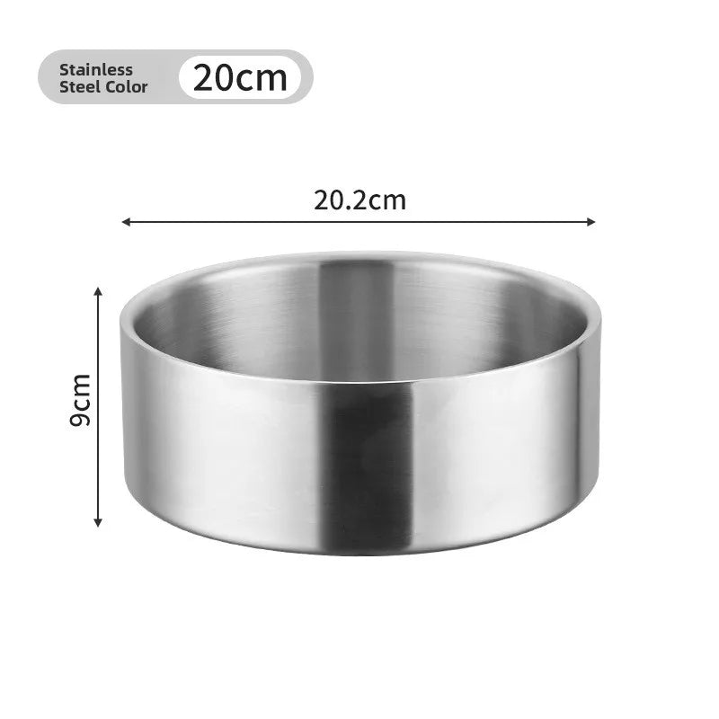 Stainless Steel Double Insulated Bowl – Anti-Knock Design