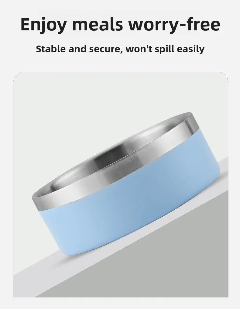 Stainless Steel Double Insulated Bowl – Anti-Knock Design