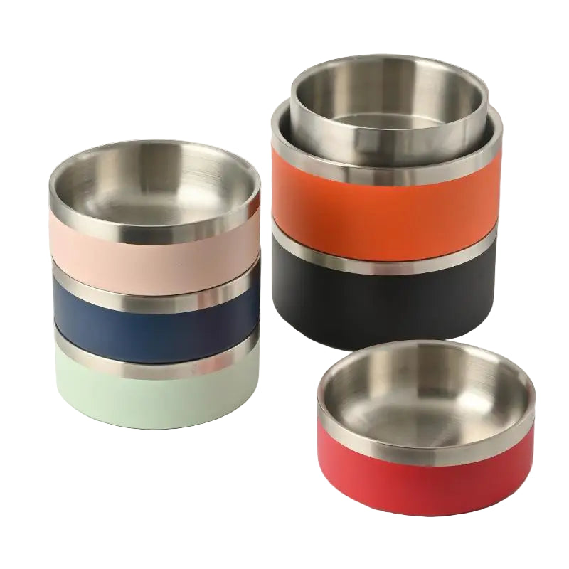Stainless Steel Double Insulated Bowl – Anti-Knock Design