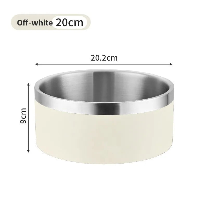 Stainless Steel Double Insulated Bowl – Anti-Knock Design