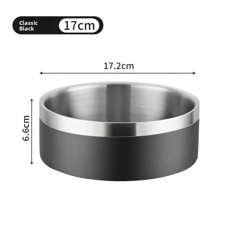 Stainless Steel Double Insulated Bowl – Anti-Knock Design