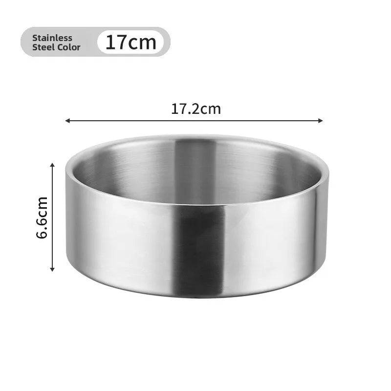 Stainless Steel Double Insulated Bowl – Anti-Knock Design