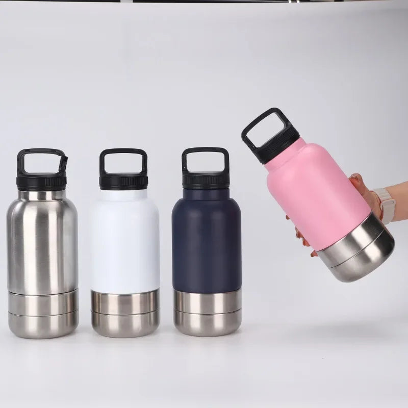 3-in-1 Portable Water Bottle Leak Proof