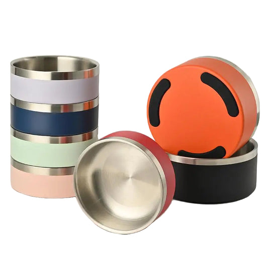 Stainless Steel Double Insulated Bowl – Anti-Knock Design