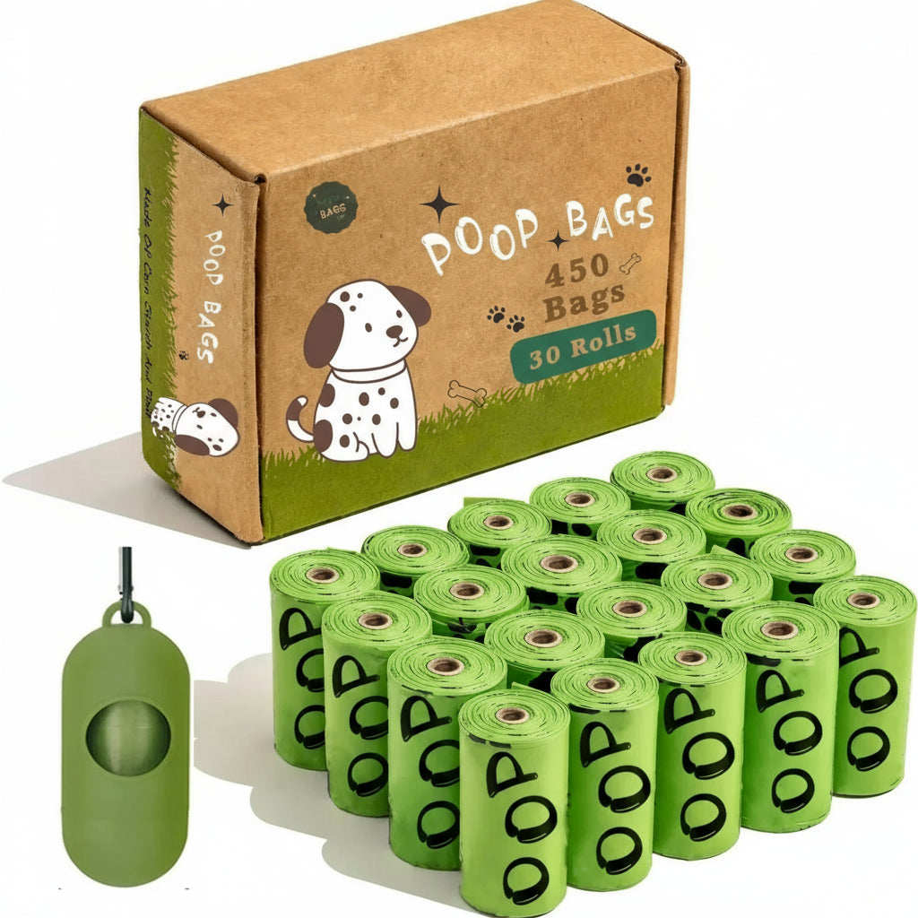 Biodegradable Poop Bags with Dispenser