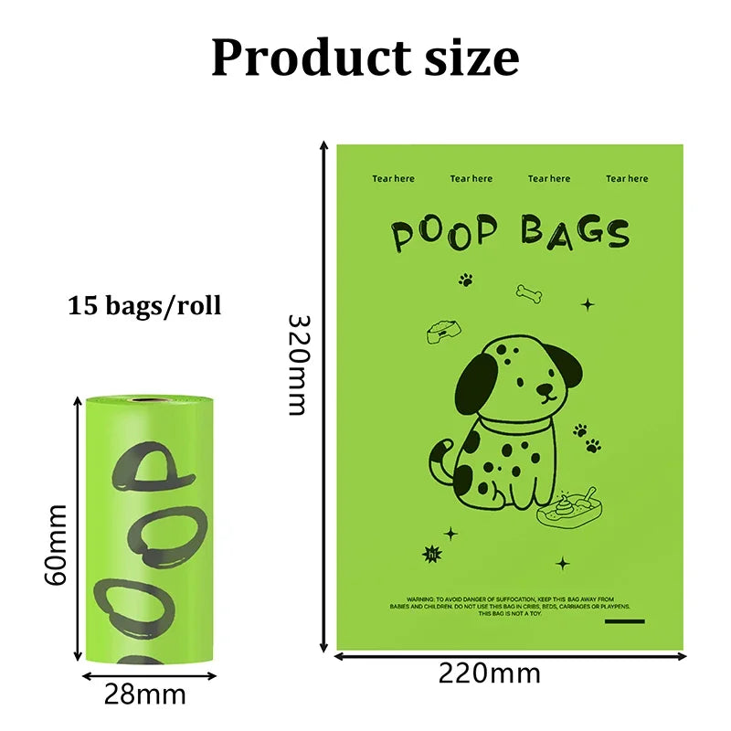 Biodegradable Poop Bags with Dispenser